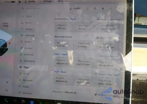 2020 Tesla Model 3 Long Range Dual Motor All-Wheel Drive z USA, uszkodzony, nr VIN 5YJ3E1EB9LF649512